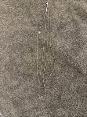 Kendra Scott Silver Layered Butterfly Necklace